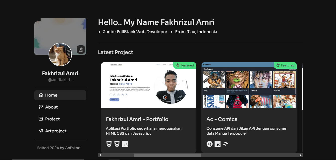 Portfolio | Fakhrizul Amri